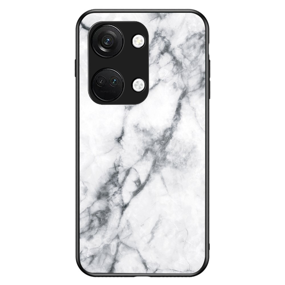 Herdet Glass Deksel OnePlus Nord 3 hvit marmor