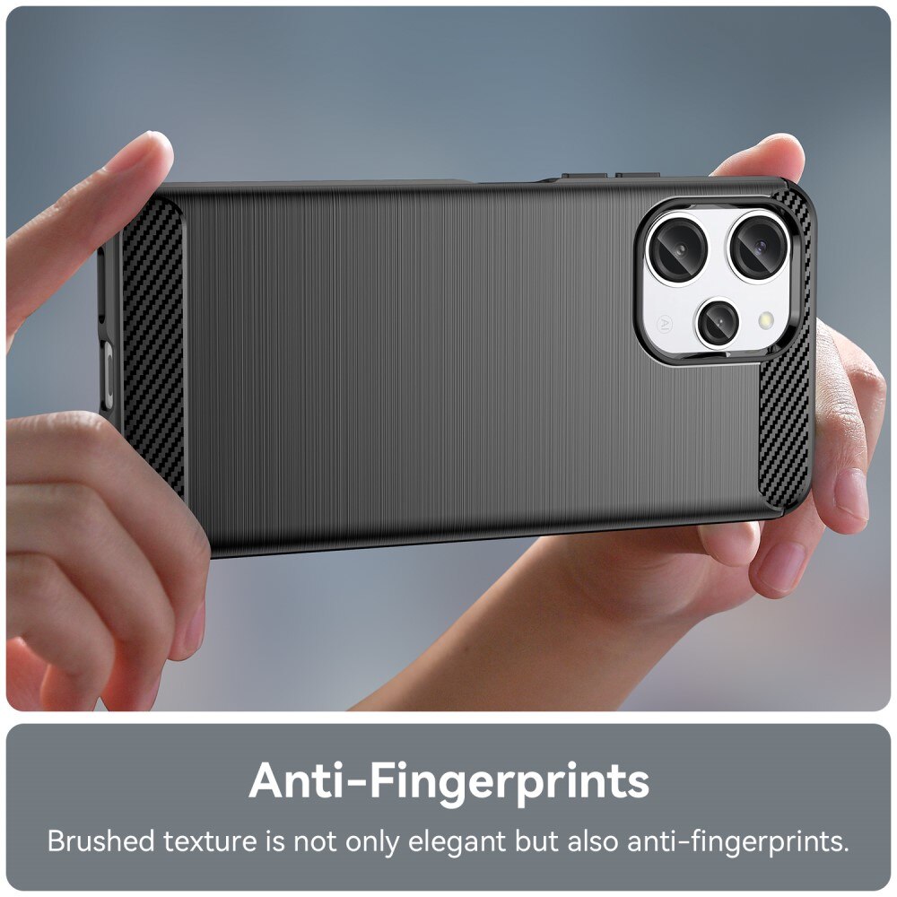 Xiaomi Redmi 12 Deksel TPU Brushed Svart