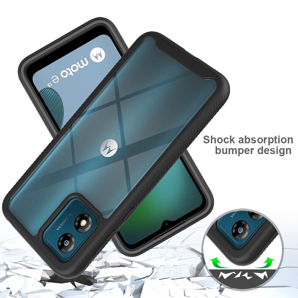 Full Protection Case Motorola Moto E13 Svart