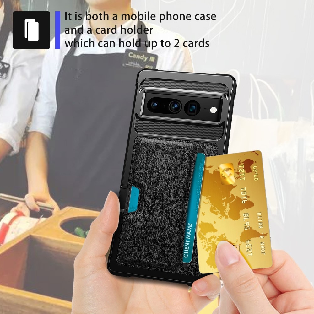 Tough Card Case Google Pixel 8 Pro svart