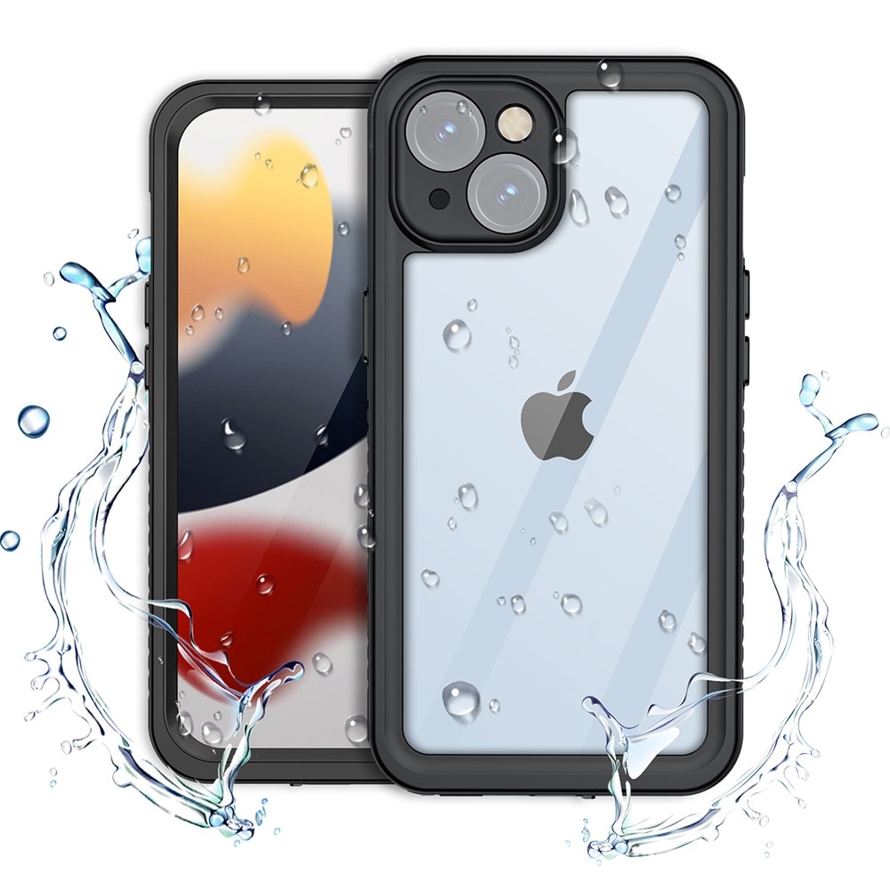 Vannbestandig Deksel iPhone 15 gjennomsiktig