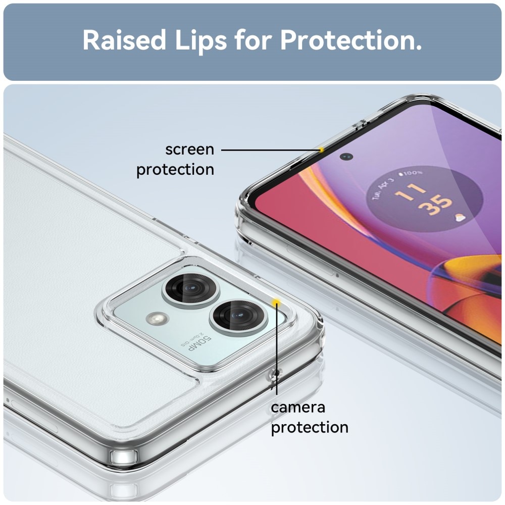 Crystal Hybrid Case Motorola Moto G84 gjennomsiktig