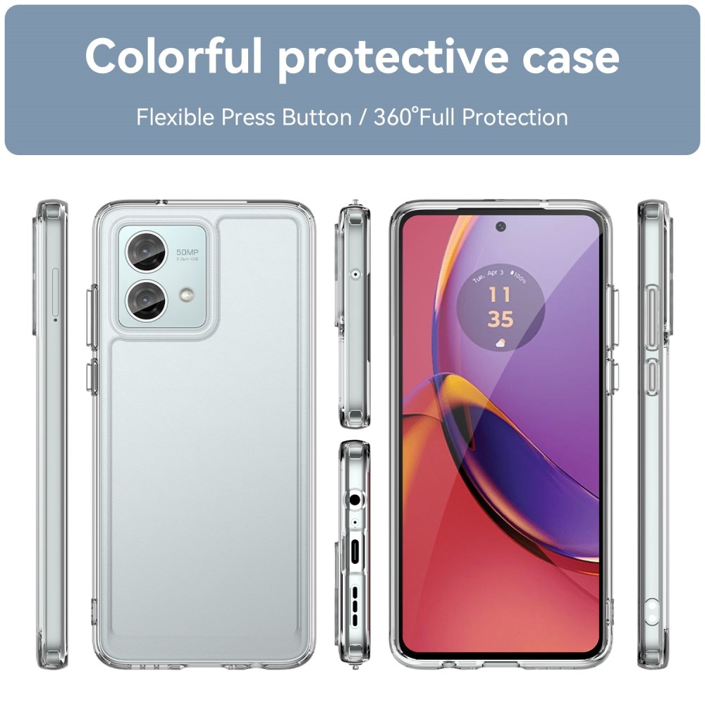 Crystal Hybrid Case Motorola Moto G84 gjennomsiktig