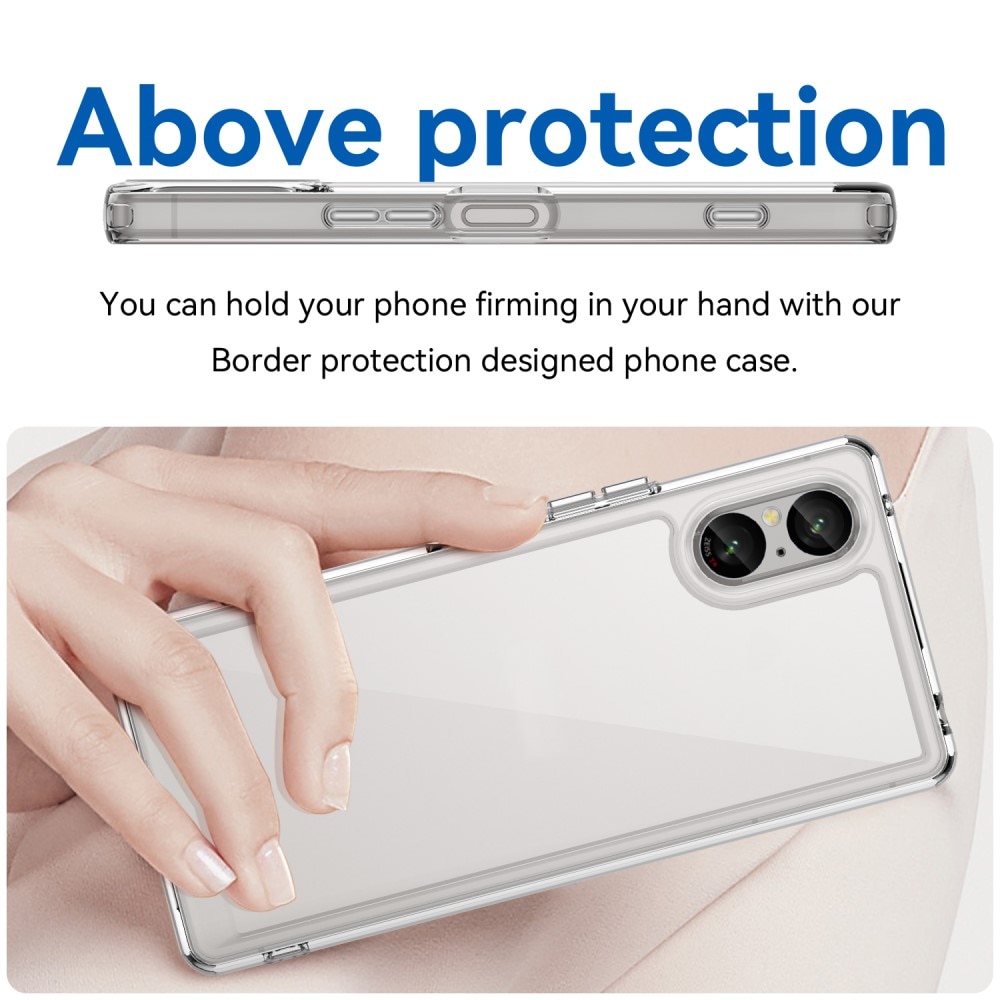 Crystal Hybrid Case Sony Xperia 5 V gjennomsiktig