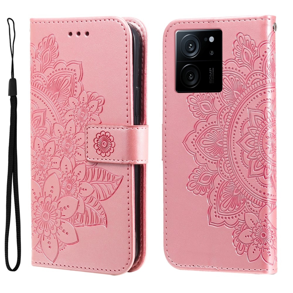 Lærveske Mandala Xiaomi 13T rosa