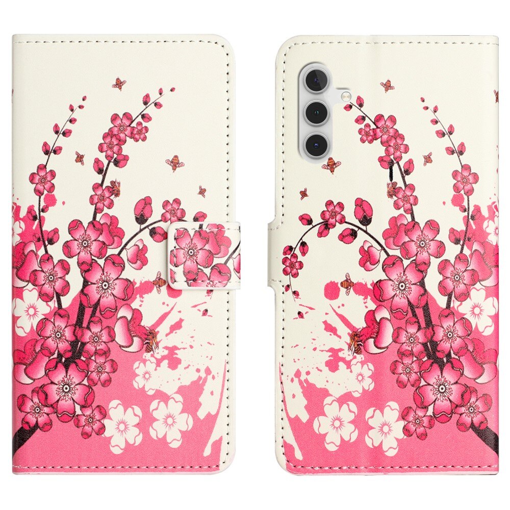 Mobilveske Samsung Galaxy A15 kirsebærblomster