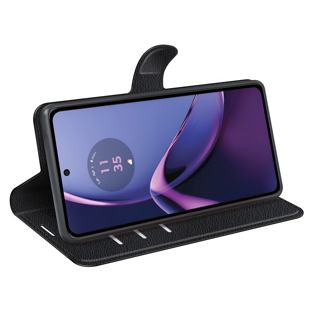 Mobilveske Motorola Moto G84 Svart