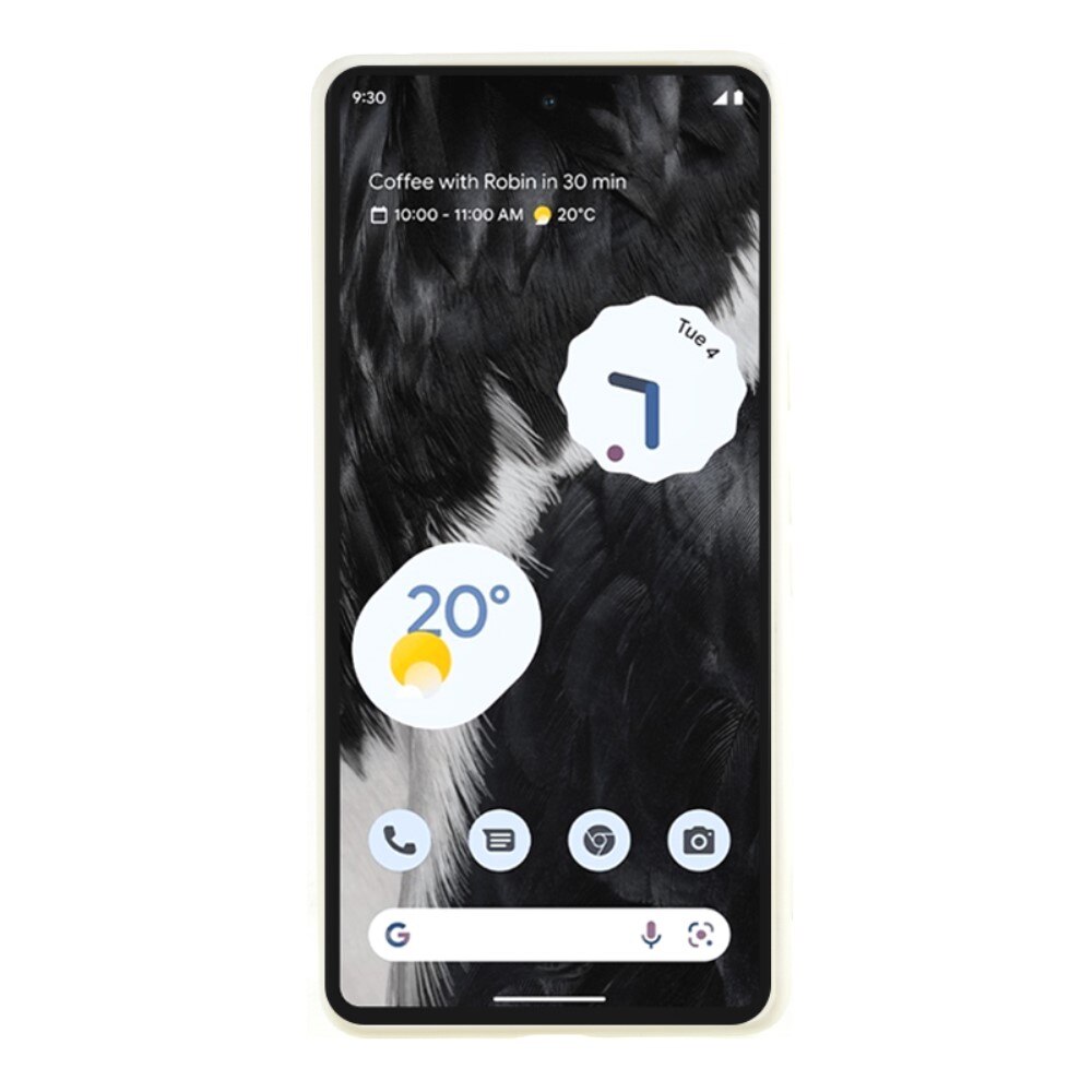 Støtsikker Deksel TPU Google Pixel 8 Hvit