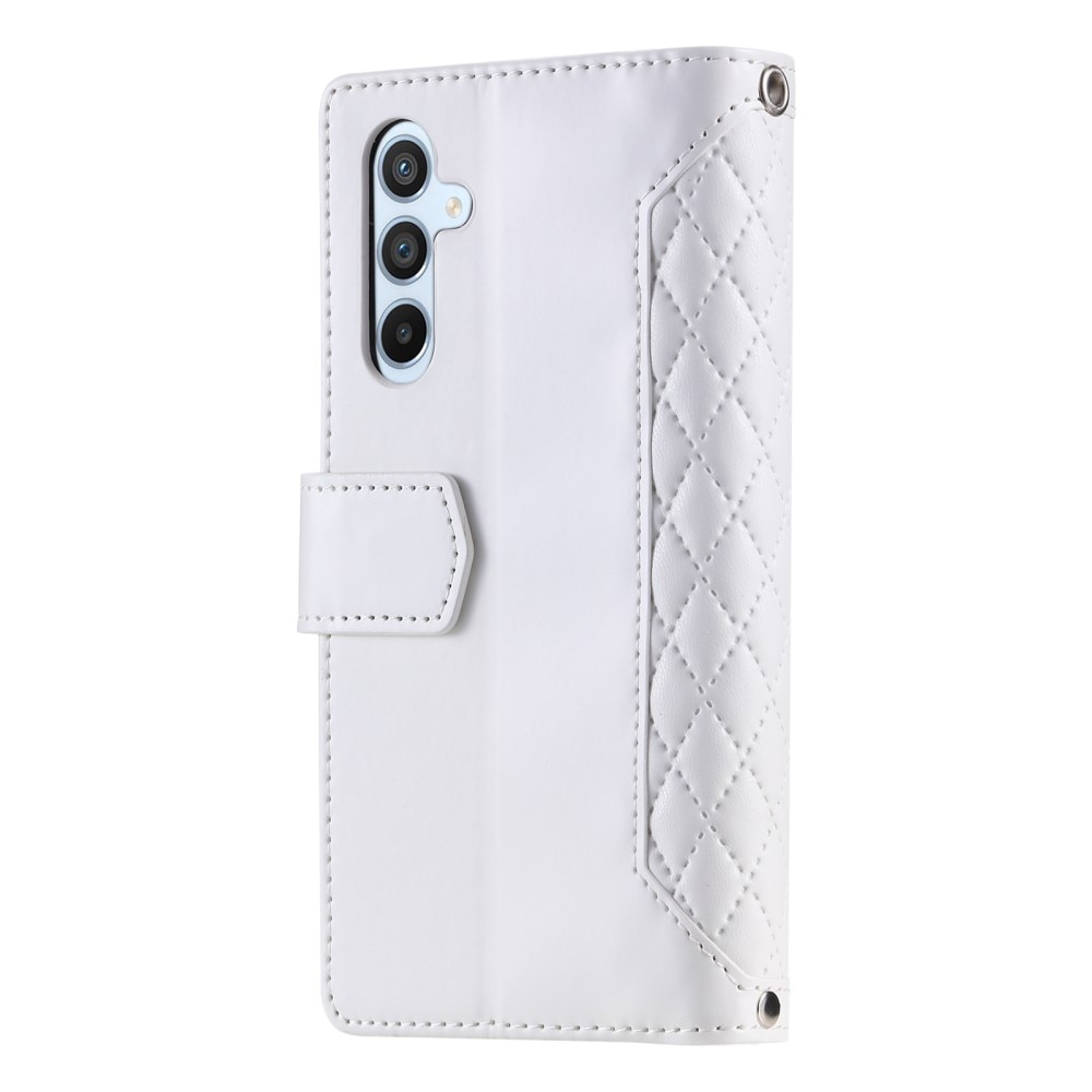 Lommebokveske Samsung Galaxy S24 Quilted hvit