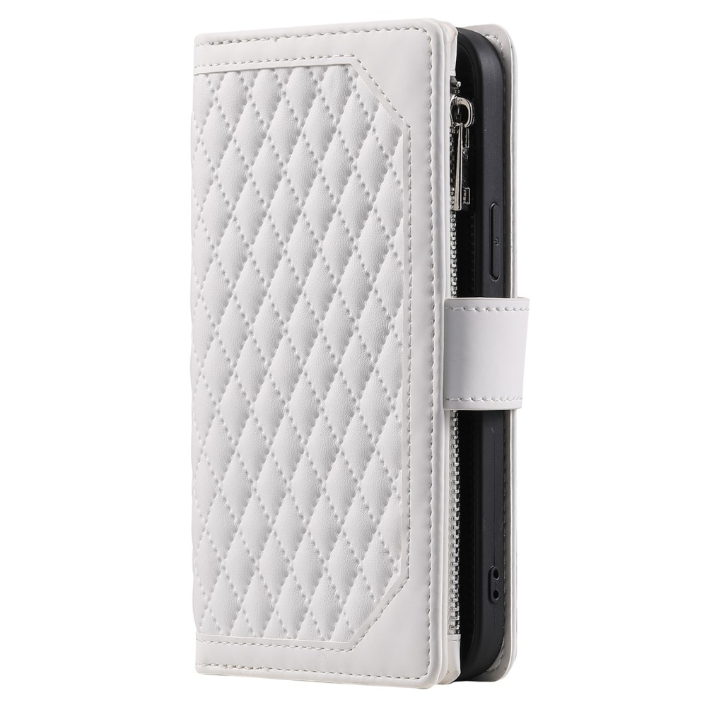 Lommebokveske Samsung Galaxy S24 Quilted hvit