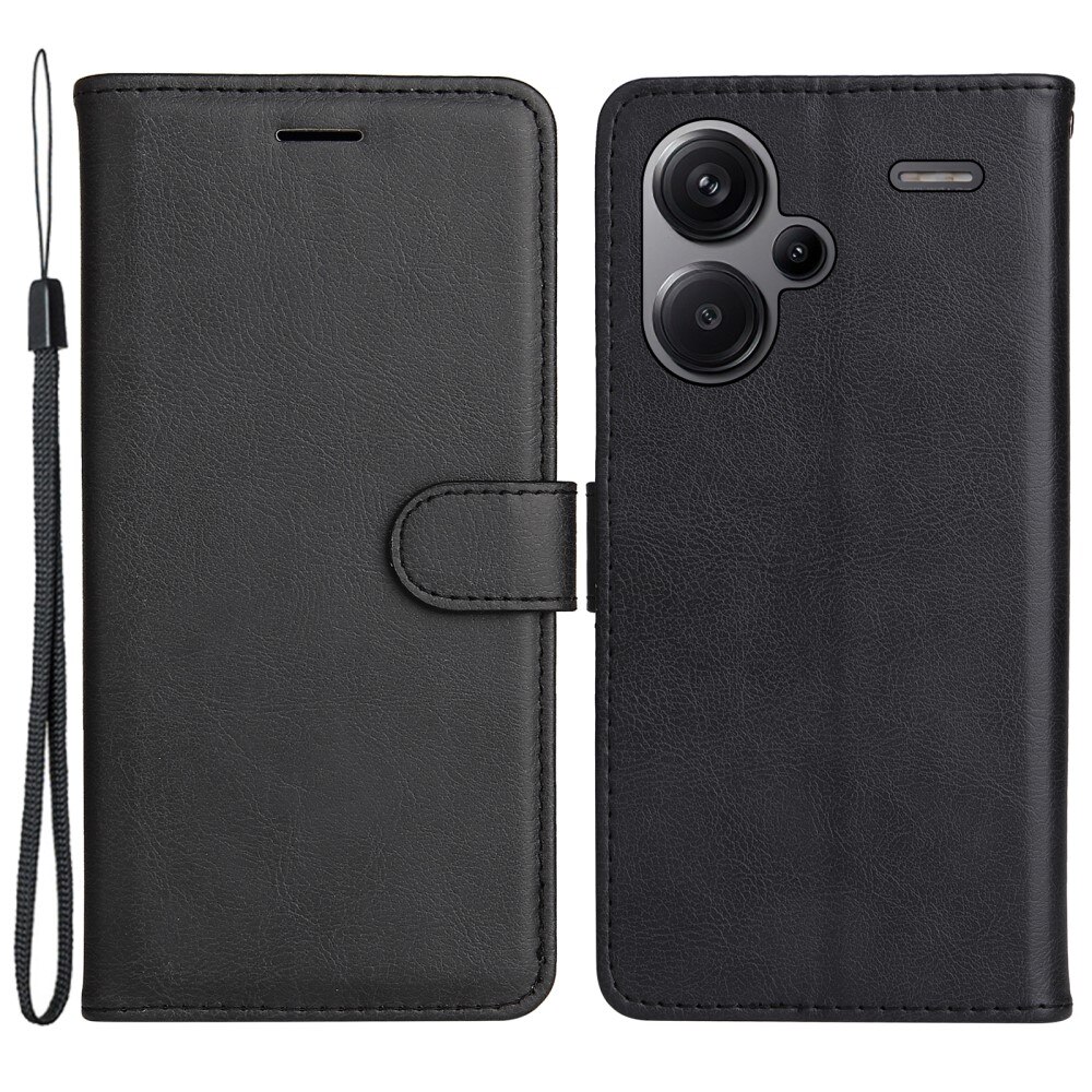 Lommebokdeksel Xiaomi Redmi Note 13 Pro Plus svart