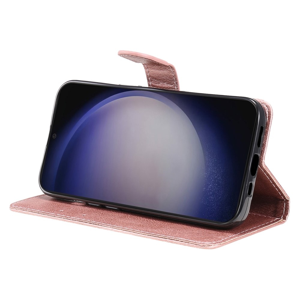 Lommebokdeksel Samsung Galaxy S24 rosa