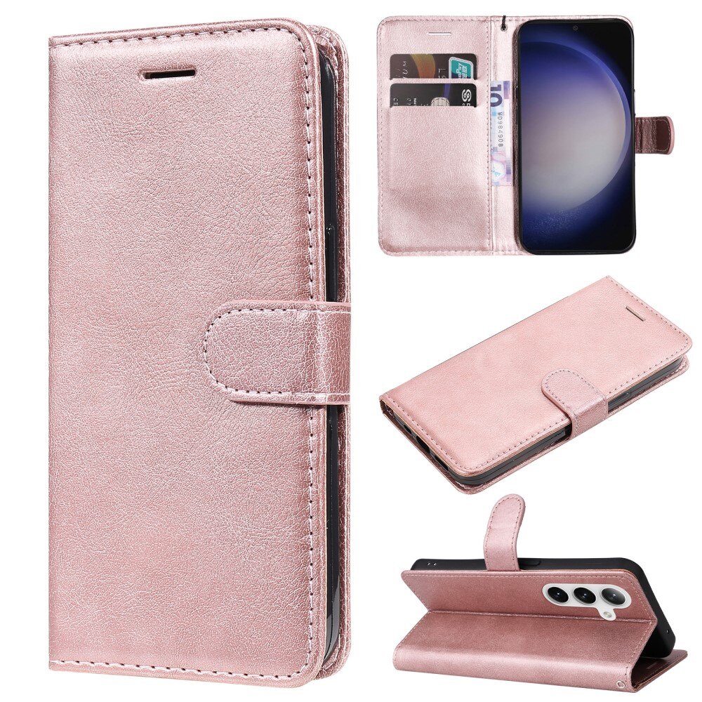 Lommebokdeksel Samsung Galaxy S24 rosa