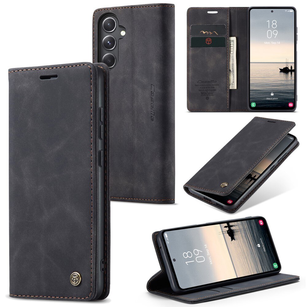 Slim Lommebokveske Samsung Galaxy S23 FE Svart