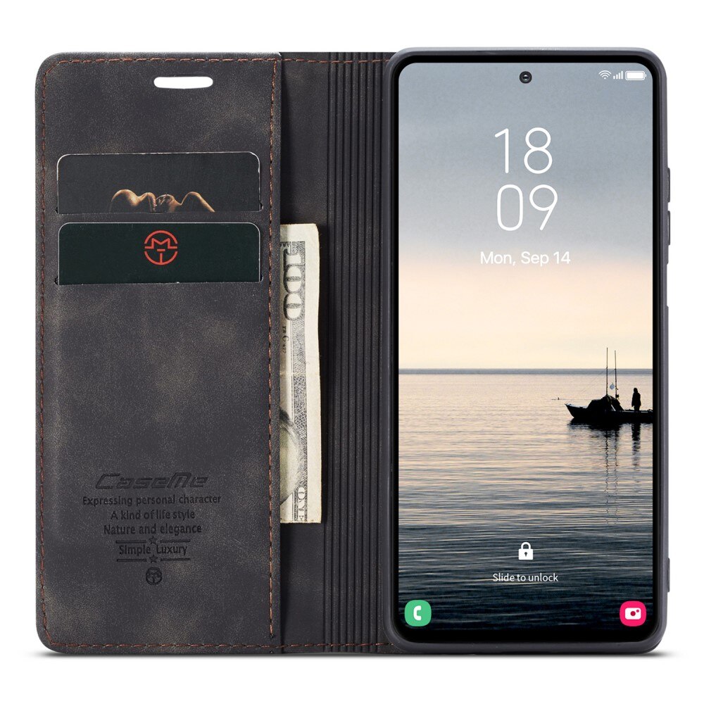 Slim Lommebokveske Samsung Galaxy S23 FE Svart
