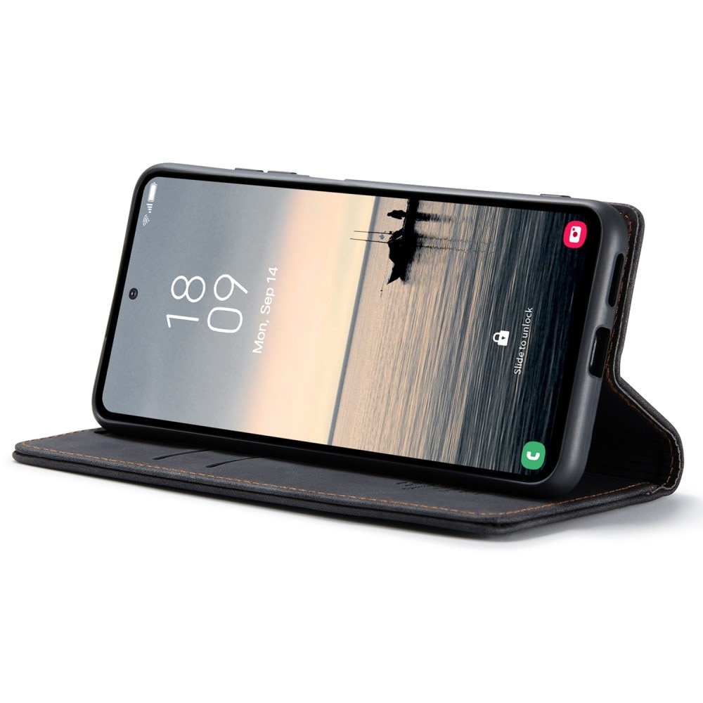 Slim Lommebokveske Samsung Galaxy S23 FE svart