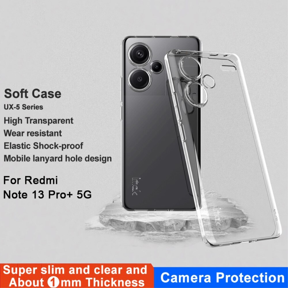 TPU Deksel Xiaomi Redmi Note 13 Pro Plus Crystal Clear