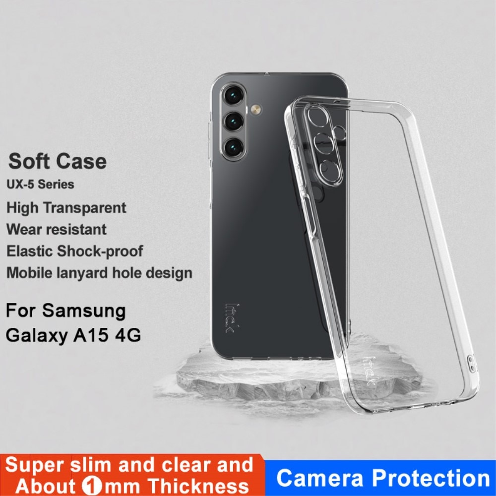 TPU Deksel Samsung Galaxy A15 Crystal Clear