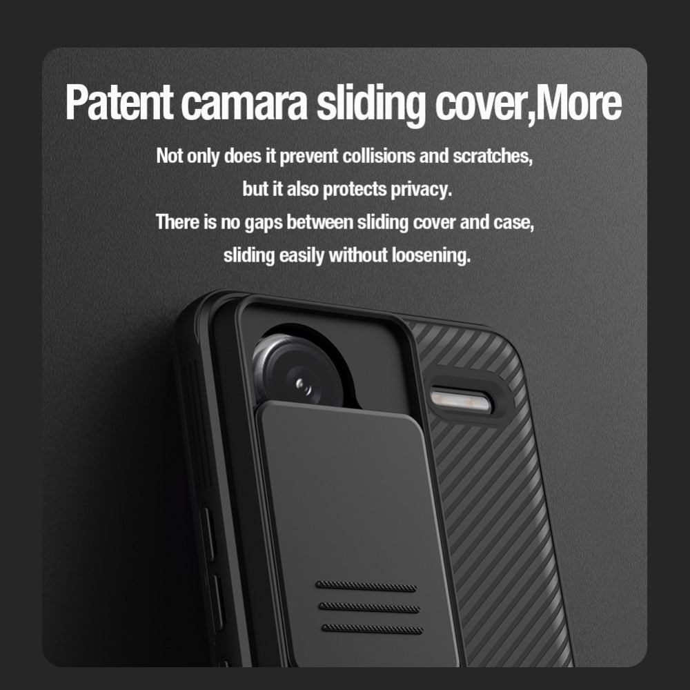CamShield Deksel Xiaomi Redmi Note 13 Pro Plus svart