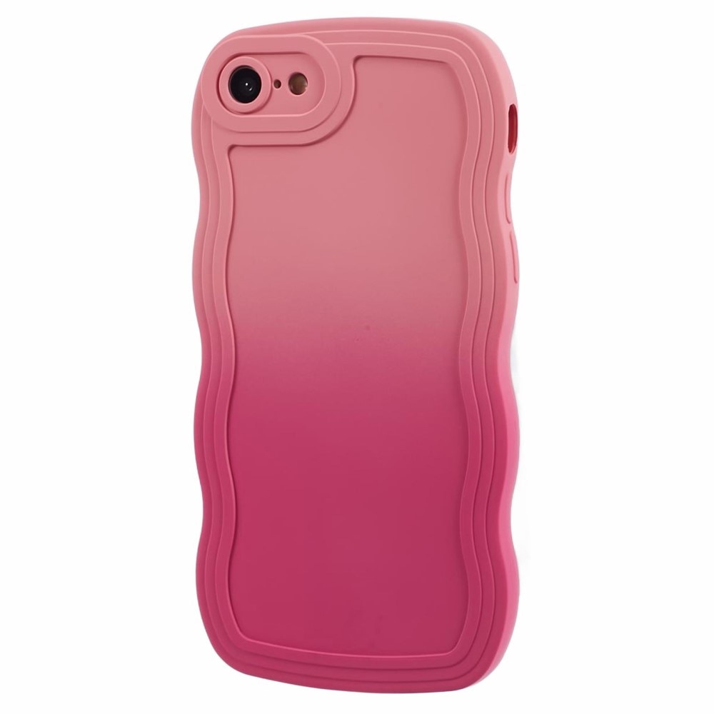 Wavy Edge Deksel iPhone 7 rosa ombre