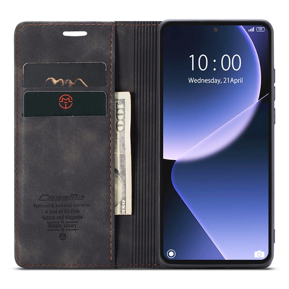 Slim Lommebokveske Xiaomi 13T Svart