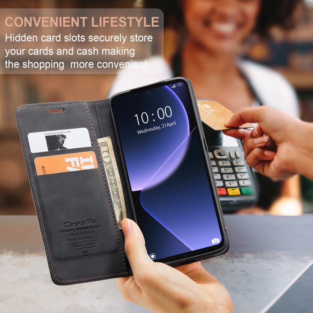 Slim Lommebokveske Xiaomi 13T Svart