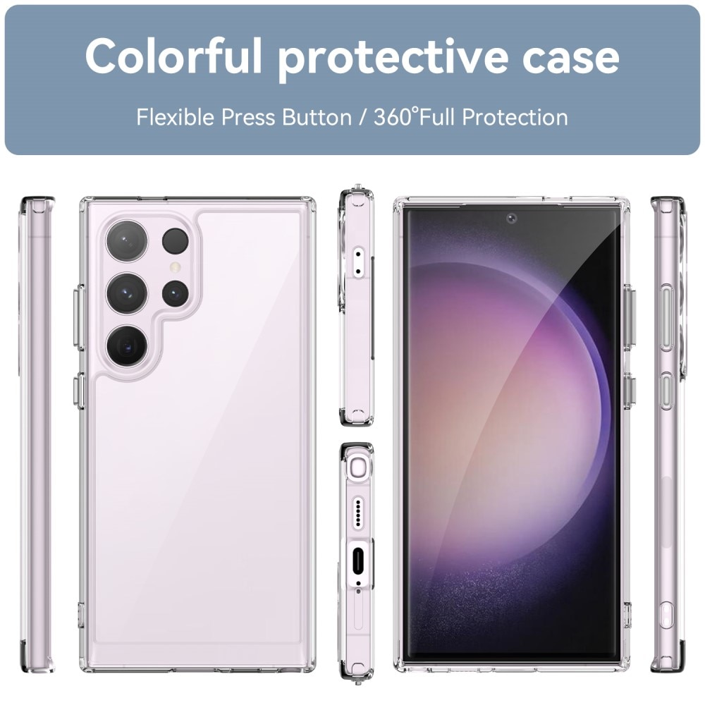 Crystal Hybrid Case Samsung Galaxy S24 Ultra gjennomsiktig