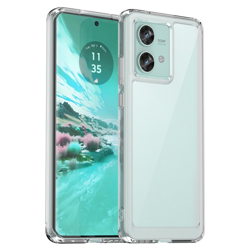 Crystal Hybrid Case Motorola Edge 40 Neo gjennomsiktig