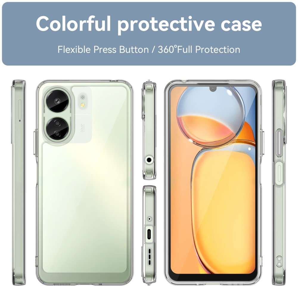 Crystal Hybrid Case Xiaomi Redmi 13C gjennomsiktig