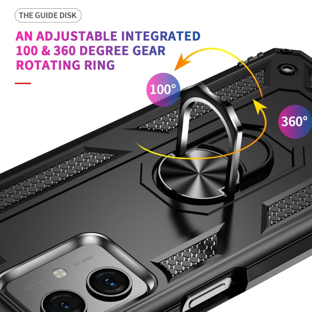 Hybriddeksel Tech Ring Motorola Moto G54 svart