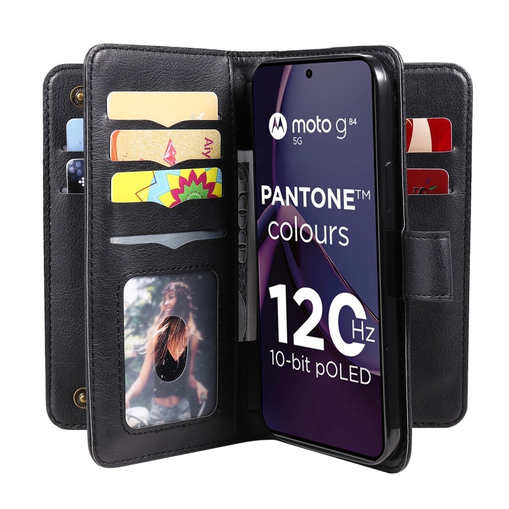 Lommeboketui Multi-slot Motorola Moto G84 svart