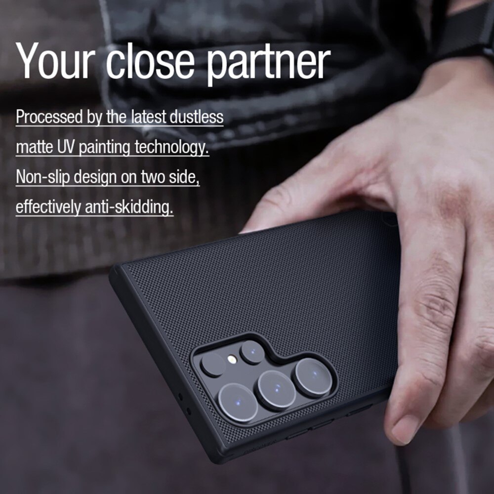 Frosted Shield MagSafe Samsung Galaxy S24 Ultra Svart