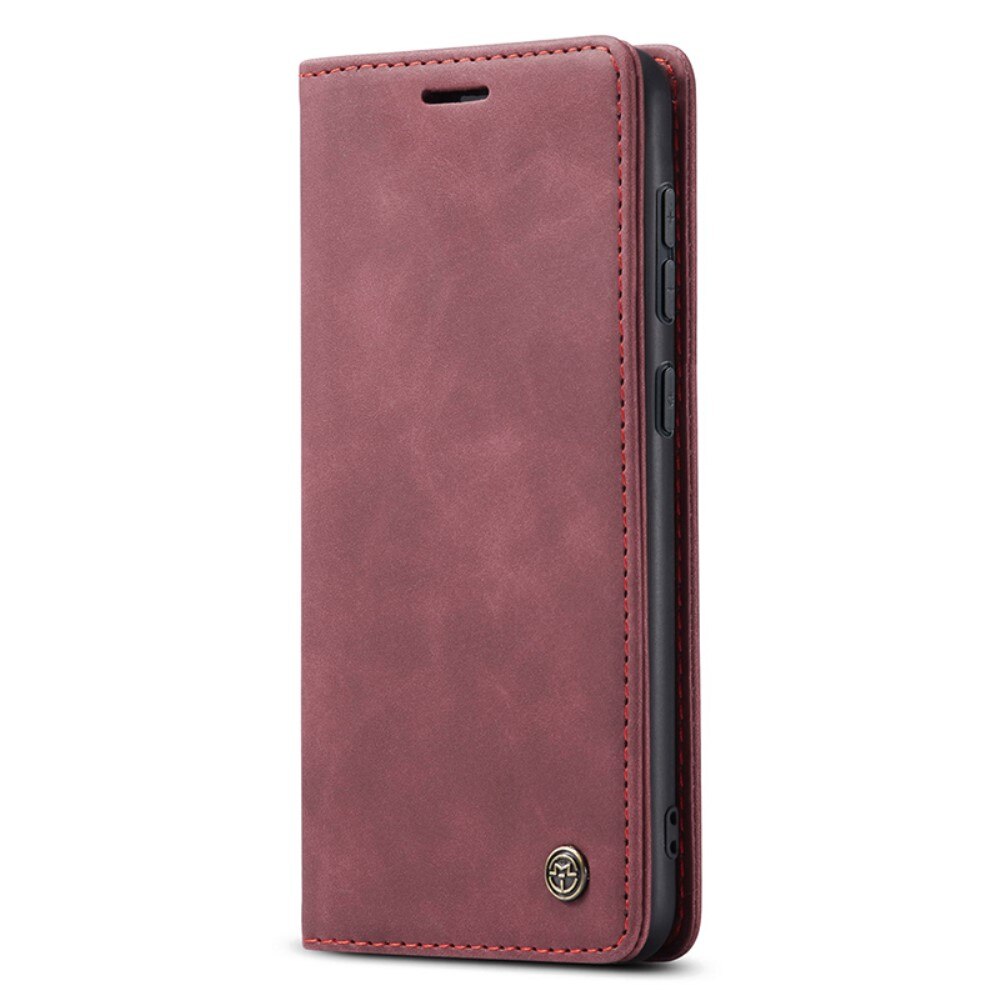 Slim Lommebokveske Samsung Galaxy S24 Plus Rød