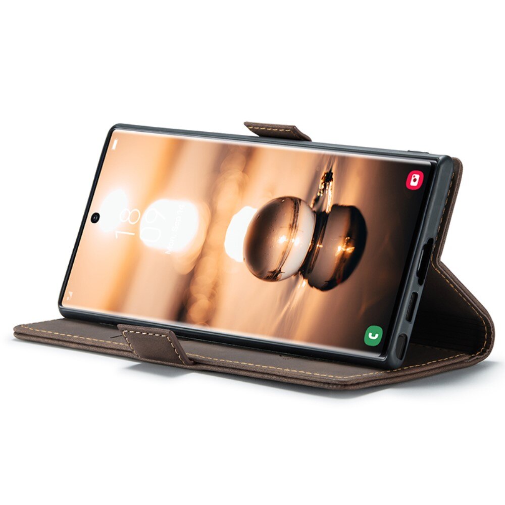 Slim Lommebokveske Samsung Galaxy S24 Ultra Brun