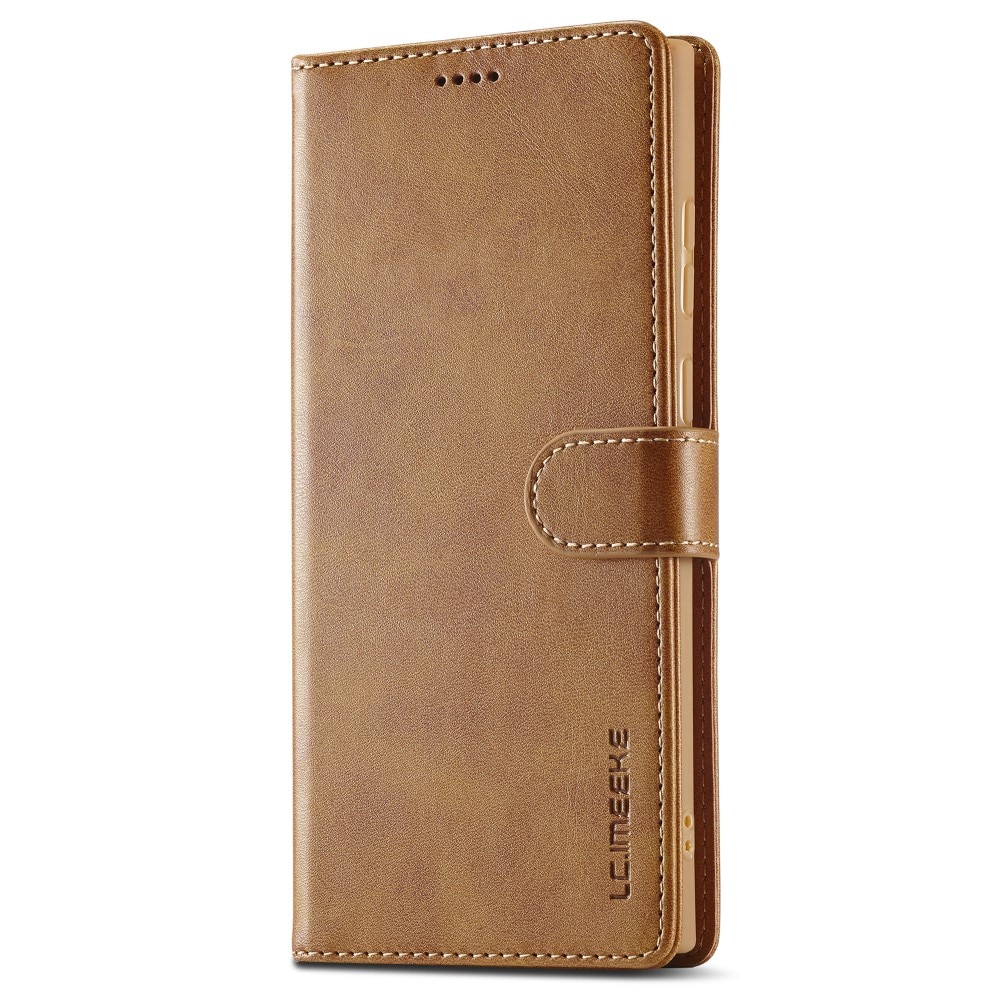 Lommebokdeksel Samsung Galaxy S24 Ultra cognac