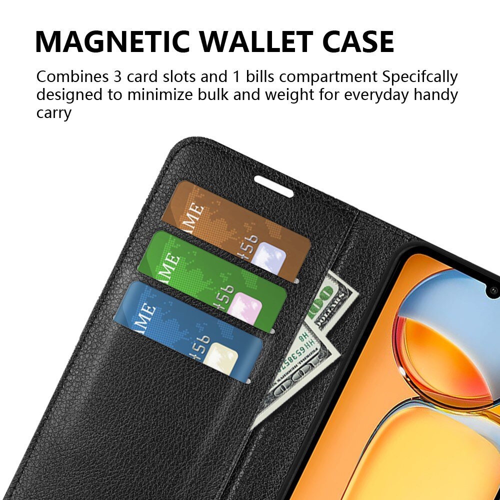 Mobilveske Xiaomi Redmi 13C Svart