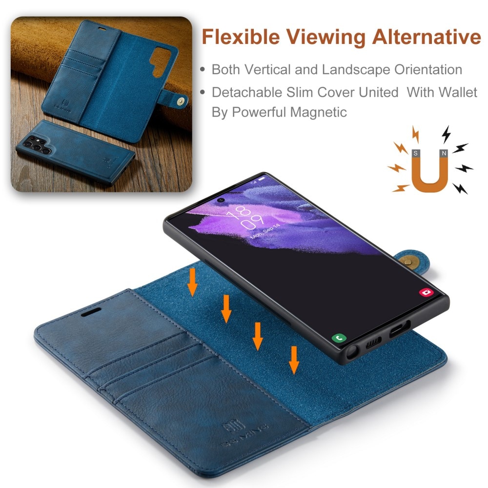 Magnet Wallet Samsung Galaxy S24 Ultra Blue