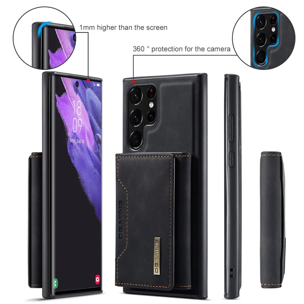 Magnetic Card Slot Case Samsung Galaxy S24 Ultra Svart