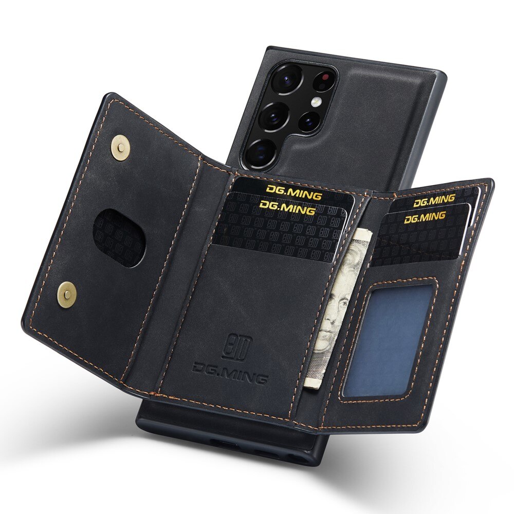 Magnetic Card Slot Case Samsung Galaxy S24 Ultra Svart