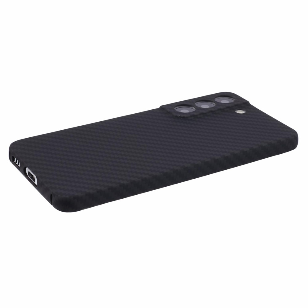 Slim Deksel Aramidfiber Samsung Galaxy S23 svart