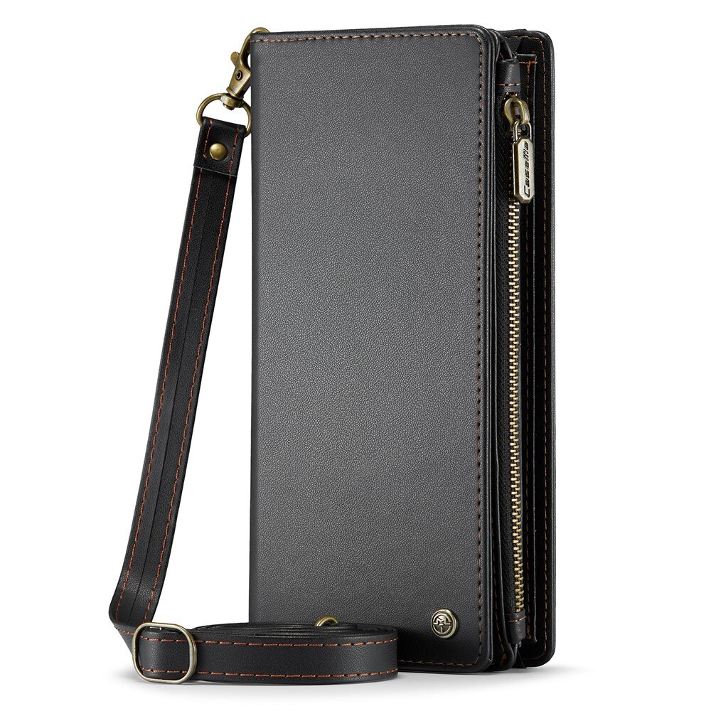 Universell Crossbody Lommebokveske svart