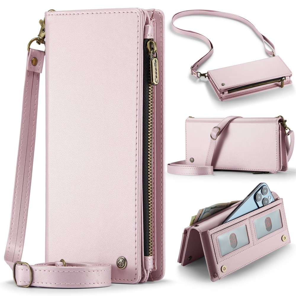 Universell Crossbody Lommebokveske rosa