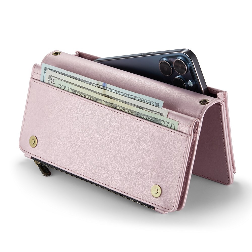 Universell Crossbody Lommebokveske rosa