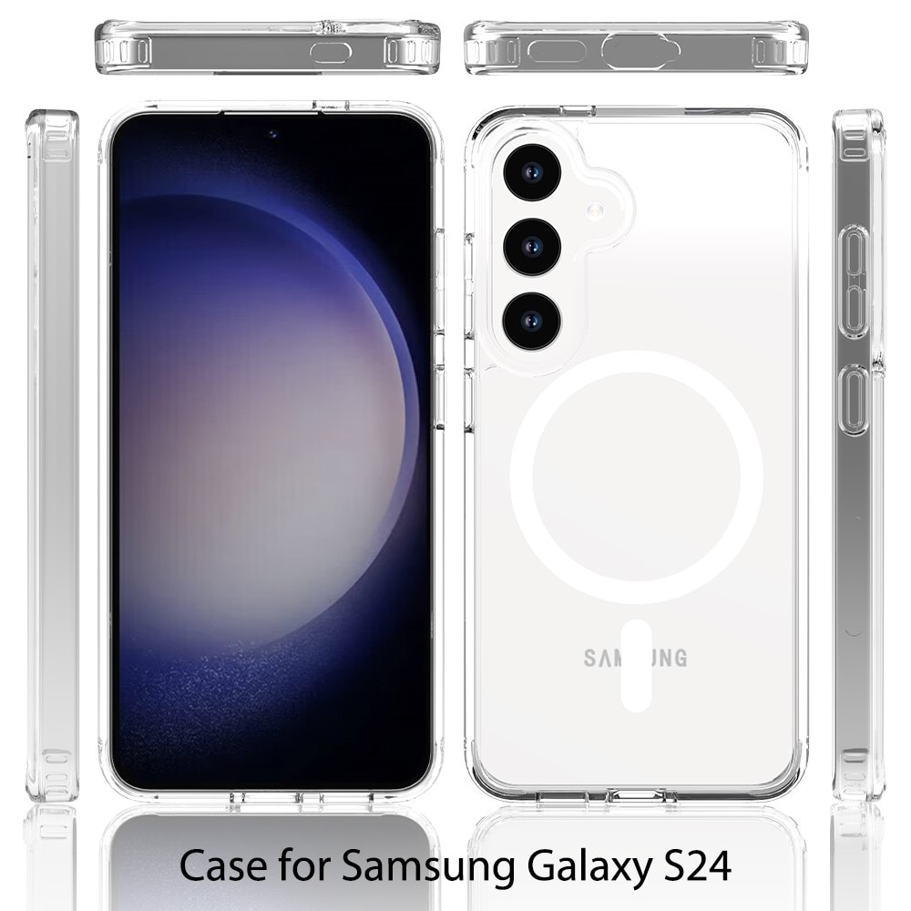 Hybriddeksel MagSafe Samsung Galaxy S24 gjennomsiktig