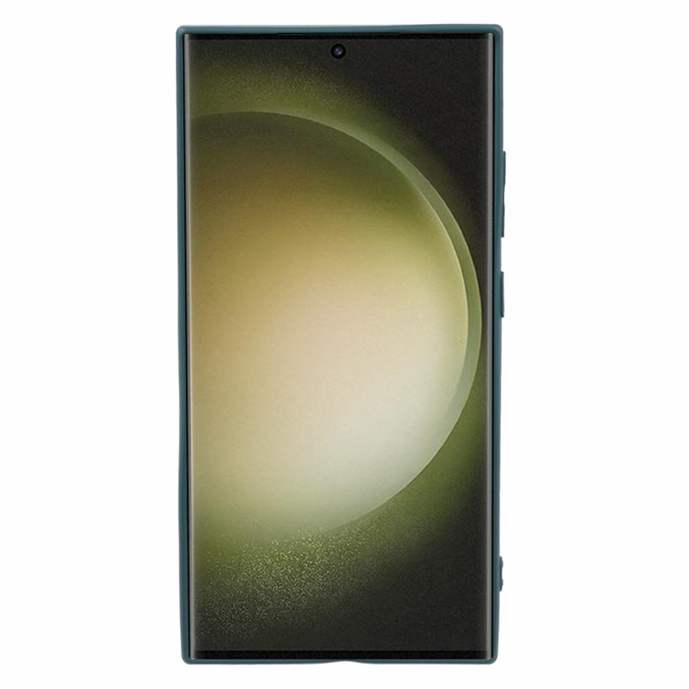 Støtsikker Deksel TPU Samsung Galaxy S24 Ultra mørk grønn
