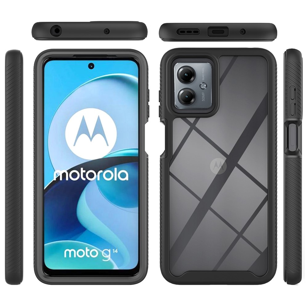 Full Protection Case Motorola Moto G14 svart