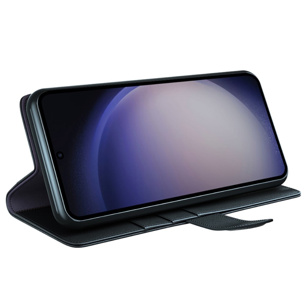 Ekte Lærveske Samsung Galaxy S24 Ultra svart