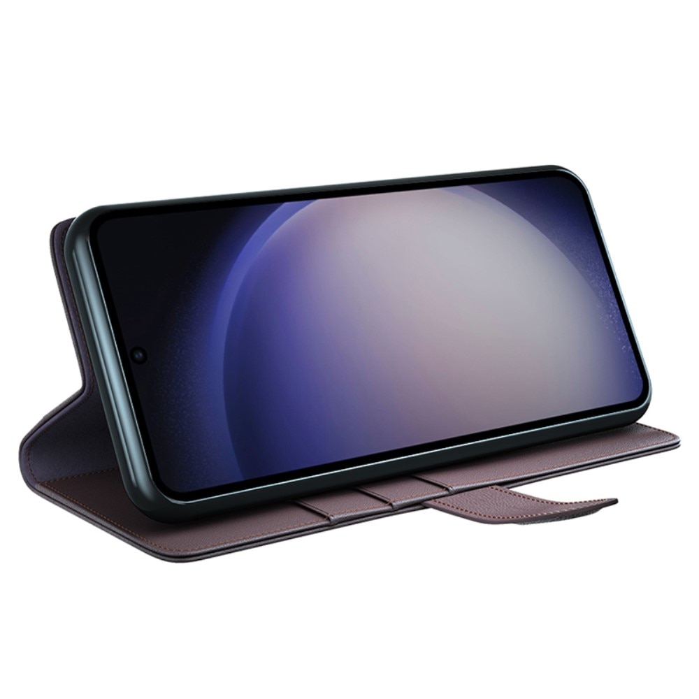 Ekte Lærveske Samsung Galaxy S24 Ultra Brun
