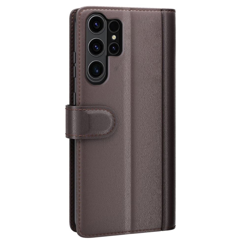 Ekte Lærveske Samsung Galaxy S24 Ultra Brun