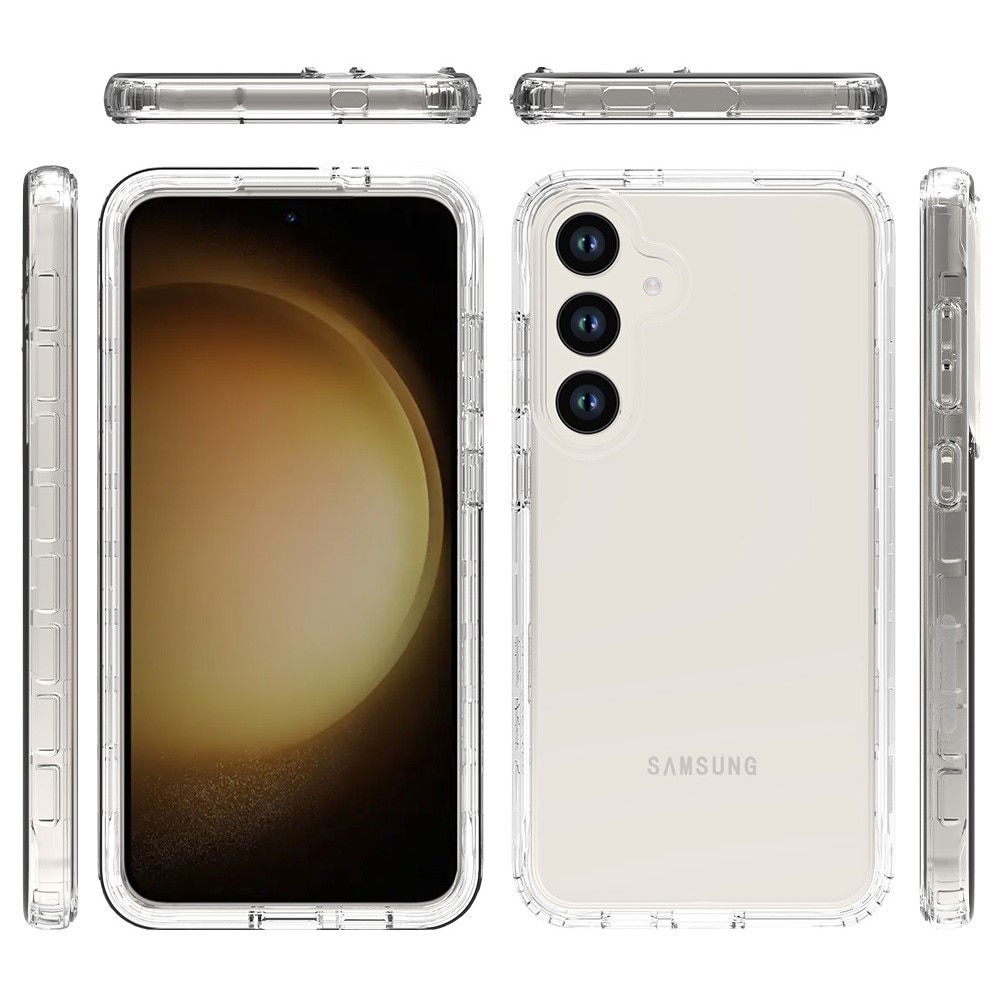 Full Protection Case Samsung Galaxy S24 Plus gjennomsiktig
